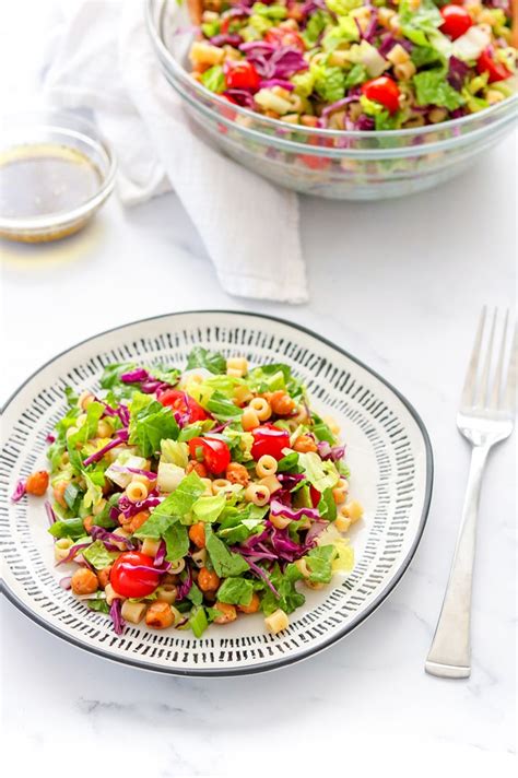 Vegan Italian Chopped Salad Recipe Well Vegan