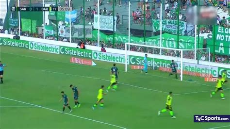 Sarmiento vs Barracas Central por Liga Profesional gol de Iván Tapia