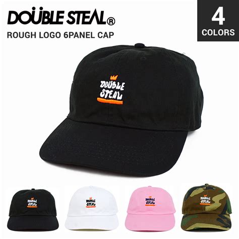 楽天市場割引クーポン配布中 DOUBLE STEAL ダブルスティール ROUGH LOGO 6 PANEL CAP キャップ 6