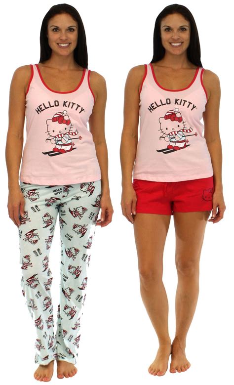 This Hello Kitty 3pc Pajama Set Is A Fun And Flirty Way To Begin The