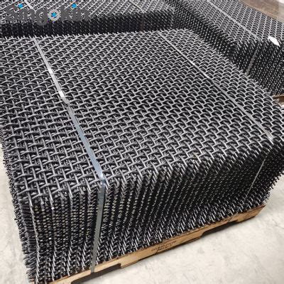 High Tensile Manganese Steel Crimped Woven Wire Mesh Metal Screen