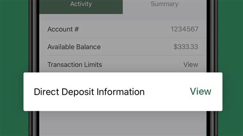 How To Access The Direct Deposit Form On The Td App