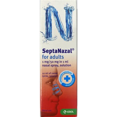 СептаНазал за възрастни, SeptaNazal 10ml - Аптека Младост