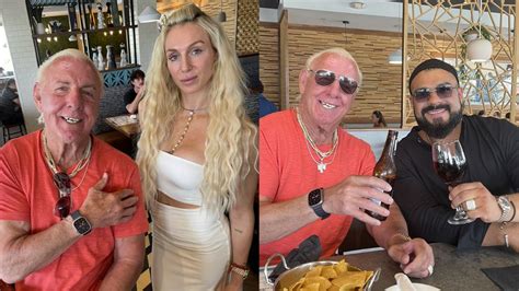 Ric Flair Celebrates Father's Day With Charlotte Flair & Andrade El Idolo - WrestleTalk