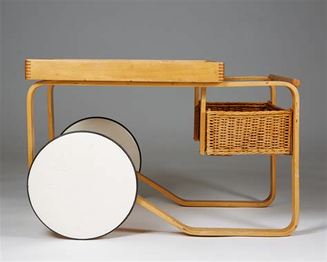 Tea Trolley Model Designed By Alvar Aalto For Artek Modernity