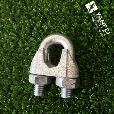 DIN 741 Galvanized Malleable Cross Wire Rope Clip For Lifting China