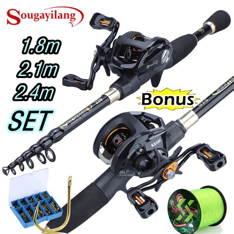 Jual Sougayilang Joran Pancing Set Tongkat Memancing Telescopic Is