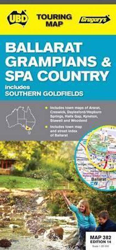 Ballarat Grampians Spa Country Map Th Ed Bol