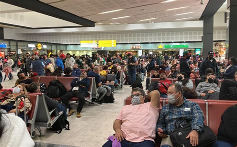 Se Desata Caos En El Aeropuerto De Tijuana Por Cancelaciones De Vuelos