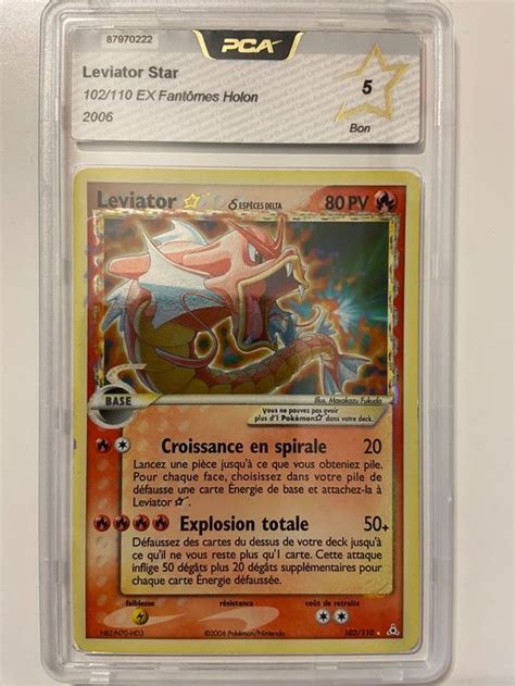 Léviator Gold Star Ex Fantômes Holon Bloc Ex Pokémon Fr Kaufen Auf