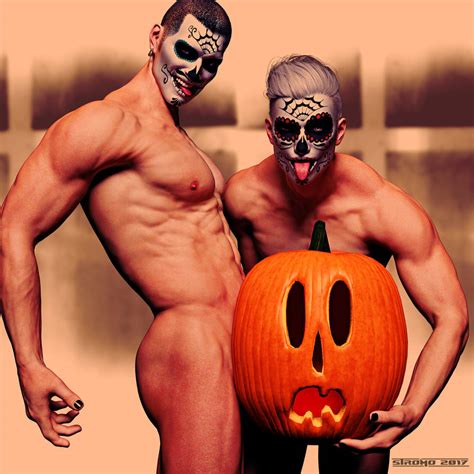 Rule 34 2017 3d 3d Artwork Gay Halloween Male Male Only Muscles Muscular Muscular Male