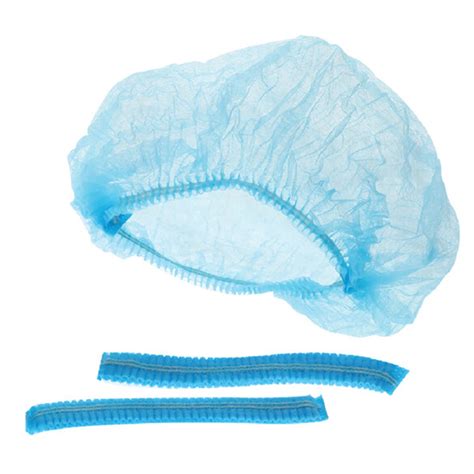 Winnable Disposable Polypropylene Safety Hair Nets Blue 100pk Grand And Toy