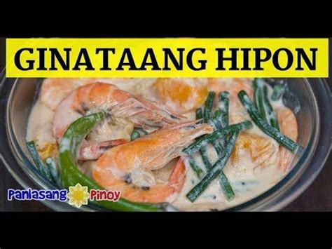 Ginataang Hipon Na May Sitaw At Kalabasa Recipe Filipino Dishes