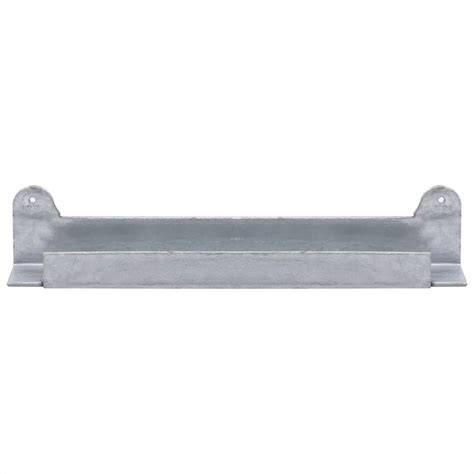 Gate Stop Angle Strike Plate Silver 310x40x37 Mm