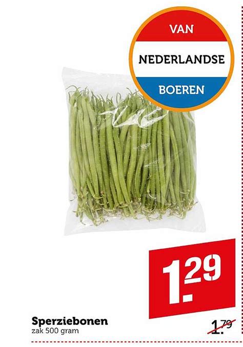 Sperziebonen Aanbieding Bij Coop Folders Nl