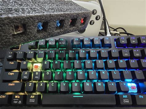 Amazon Ca KOORUI RGB Backlit Hot Swap Mechanical Keyboard Wired 104 Keys W Volume Knob UK
