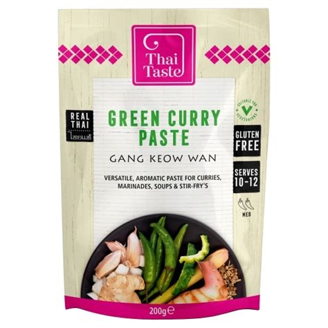 Thai Taste Green Curry Paste 200g Tesco Groceries