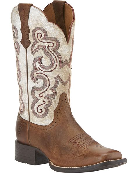 Ariat Women's Quickdraw Cowgirl Boots - Square Toe - Country Outfitter