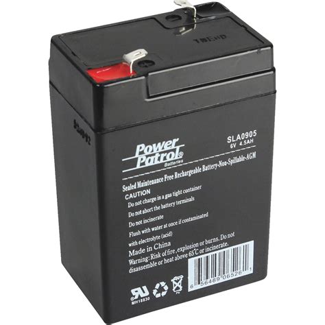 6V 4.5AH Sealed Lead Acid Battery - Walmart.com - Walmart.com