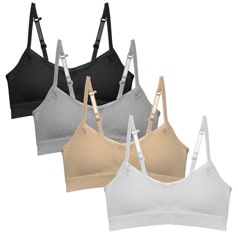 Buy Girls Padded Training Bra Pack – Crop Cami Training Bras for Girls ...