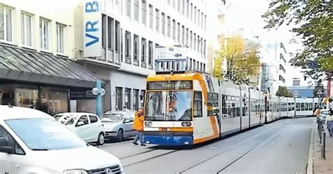 Straßenbahn bleibt nach Defekt liegen Ludwigshafen RHEINPFALZ