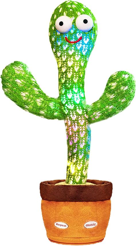 Keculf Cactus Baby Toy Talking Cactus Toys Singing Cactus