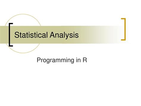 Ppt Statistical Analysis Powerpoint Presentation Free Download Id