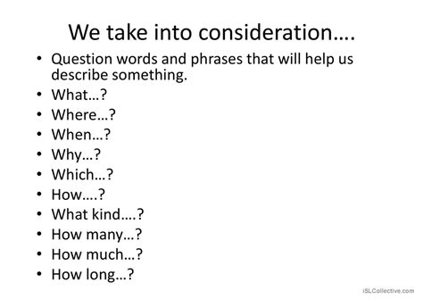 can you describe it: English ESL powerpoints