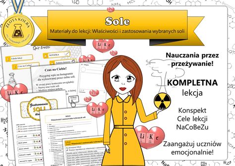 Chemia Klasa 8 Sole Właściwości i zastosowania wybranych soli