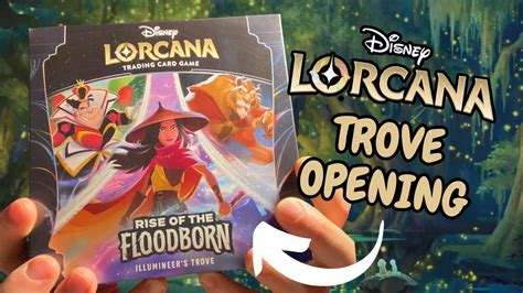 Disney Lorcana Brand New Rise Of The Floodborn Trove Opening Youtube