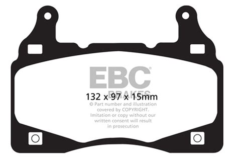 Ebc Brakes Dp C Redstuff Keramik Niedrig Staub Bremsbel Ge F R