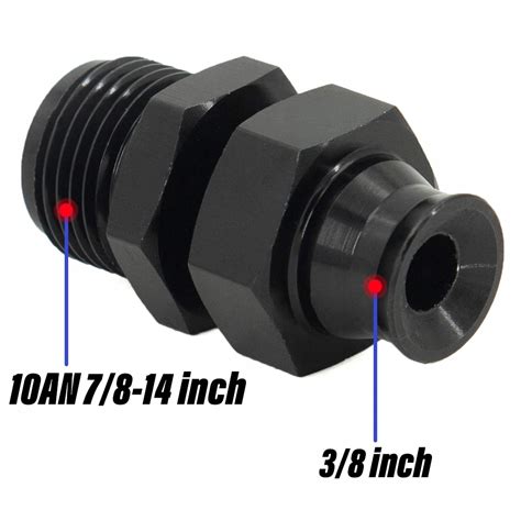 AN6 AN8 AN10 Male Flare To 5 16 3 8 Fuel Hardline Tube Fitting A