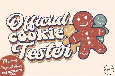 Official Cookie Tester Sublimation Graphic By Samsam Art Creative Fabrica