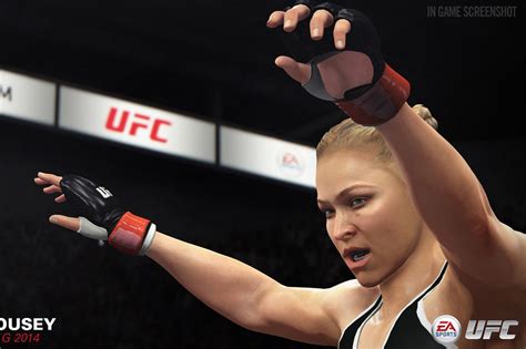 Pic Ea Sports Ufc Video Game Reveals In Screen Debut For Ronda Rousey