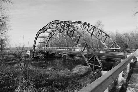 Sugar Creek Bridge Milfordil 1 Bw Chapel Bridge Which Flickr