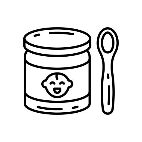 Baby Food Icon In Vector Illustration 27450428 Vector Art At Vecteezy