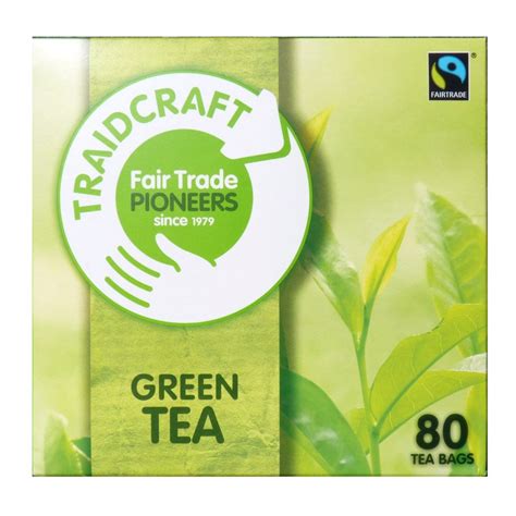 Traidcraft Fair Trade Green Teabags 80 Bags - Traidcraft