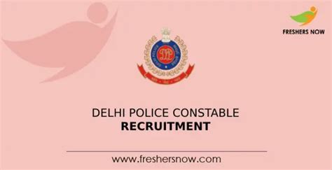 Delhi Police Constable Recruitment 2023 Notification Out For 7547 Posts