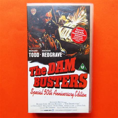 Movies The Dam Busters Richard Todd Movie Vhs Tape 1993 For