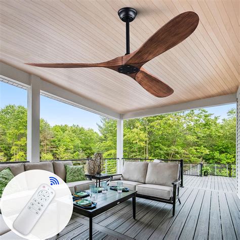 Amazon.com: DELIHUA 60 Inch Outdoor Ceiling Fan no Light,6 Speed Remote