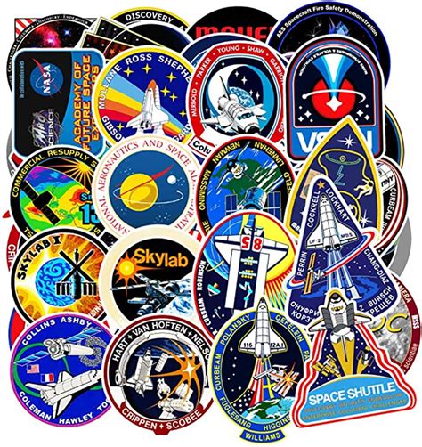 Vinyl Space Stickers Universe Nasa Stickers Pack 45 Pcs