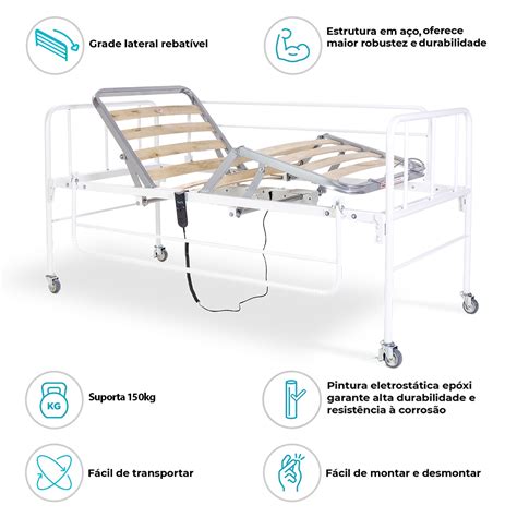 Cama Hospitalar Pilati Evolution Fit Motorizada X Cm Compre Aqui