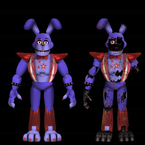 Glamrock Bonnie Shattered Bonnie By Person1360 On Deviantart