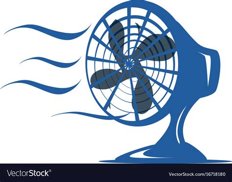 Fan Royalty Free Vector Image Vectorstock