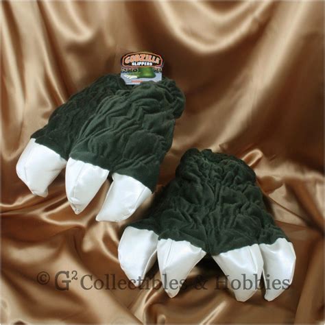 Godzilla Feet Plush Slippers G2 Collectibles And Hobbies