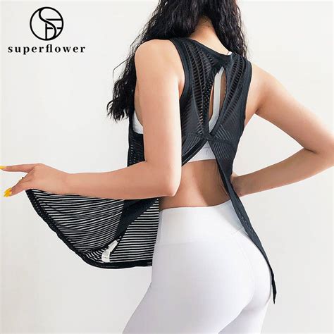 Women S Open Back Yoga Shirts Stretchable Running Fitness Shirts