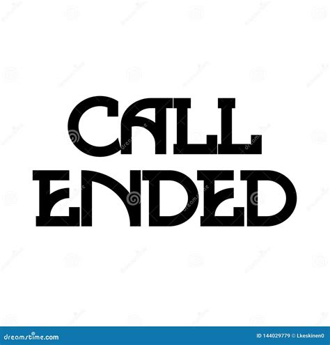 Call Ended Stock Illustrations 38 Call Ended Stock Illustrations