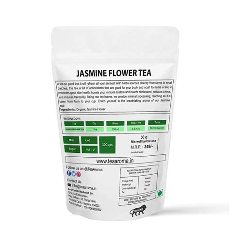 Jasmine Flower Loose Tea Leaf – Tea Aroma