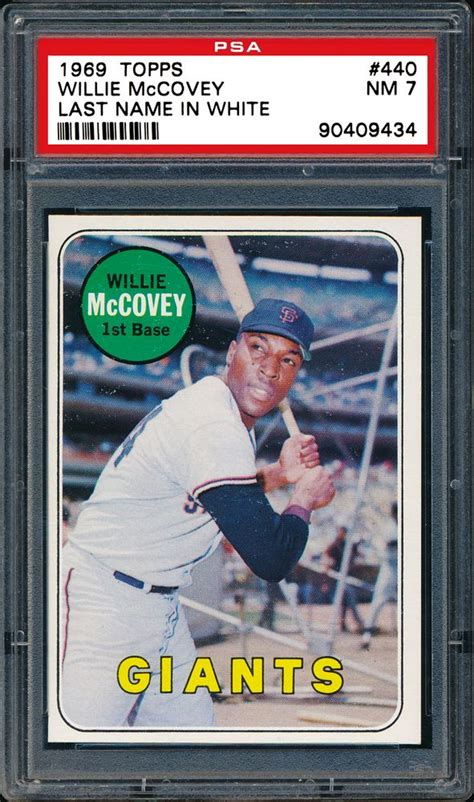 Auction Prices Realized Baseball Cards 1969 TOPPS Willie McCovey Last ...