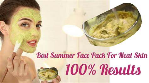 Best Summer Face Pack For Healthy Neat And Fresh Skin Homemade Face